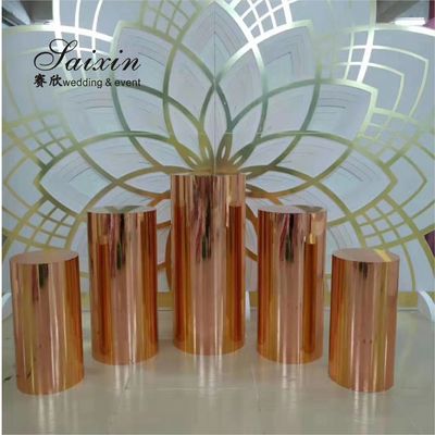 Unique event stage decoration flower design acrylic stand for backdrops